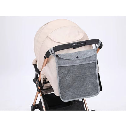 Pet Stroller Organizer Bag Infant Pram Cart Mesh Hanging Storage Bag Baby Trolley Bag Stroller Seat Pocket Carriage Bag Stroller