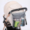 Pet Stroller Organizer Bag Infant Pram Cart Mesh Hanging Storage Bag Baby Trolley Bag Stroller Seat Pocket Carriage Bag Stroller