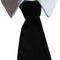 Dog Necktie Pet Tuxedo Cotton Collar with Black Tie for Small Medium and Large Dogs (S)