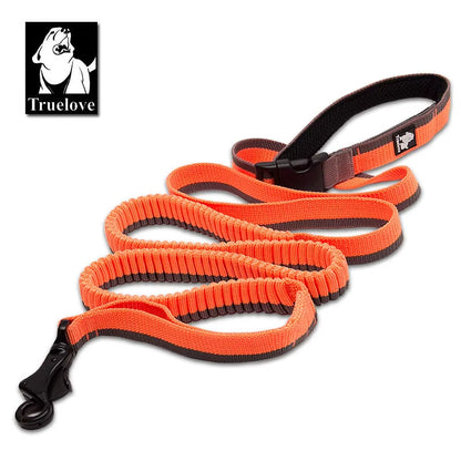 Dog Running Bungee Leash Hand-Held Waistworn Adjustable Nylon Elastic Retractable Dog Leads for Running Jogging Walking