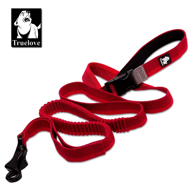 Dog Running Bungee Leash Hand-Held Waistworn Adjustable Nylon Elastic Retractable Dog Leads for Running Jogging Walking