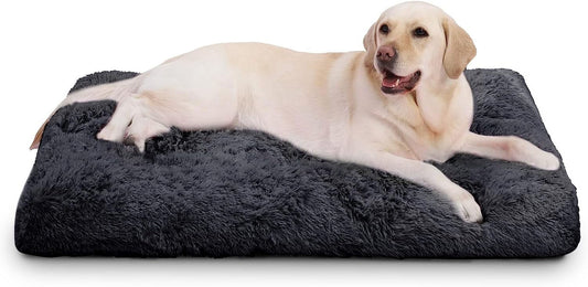 Large Dog Bed Washable Pet Bed Dog Beds for Large Dogs Plush Soft Fluffy Dog Beds 41 Inch