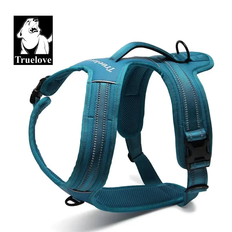 Sport Nylon Reflective No Pull Dog Harness Outdoor Adventure Pet Vest with Handle Xs to Xl 5 Colors in Stock Factory