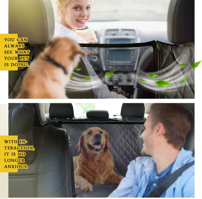 Dog Car Seat Cover Mattresses Waterproof Pet Transport Puppy Carrier Car Backseat Protector Mat Car Hammock for Small Large Dogs